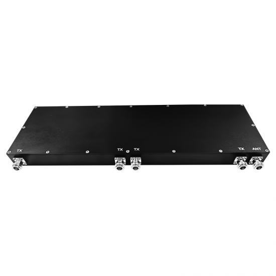  380-6000MHz 4 in 4 Out 6dB Hybrid Coupler Combiner with Low PIM-155dBc 4.3-10F